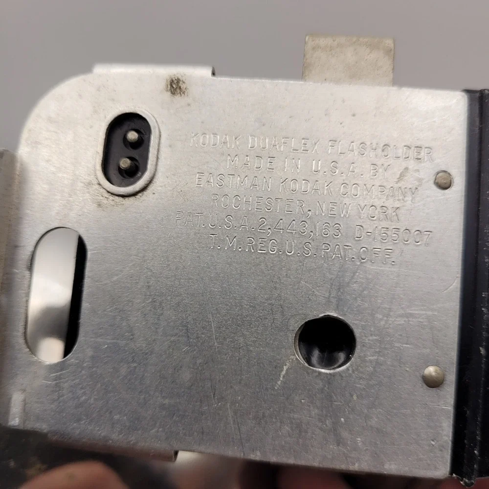 Vintage Kodak Duaflex Flasholder Camera Flash Attachment Made in USA